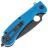 Нож Daggerr Resident DL blackwash serrated сталь 8Cr14MoV рукоять Blue FRN