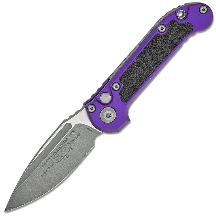 Нож Microtech LUDT Gen III S/E apocalyptic сталь M390MK рукоять Purple Aluminium (1135-10APPU)