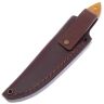 Нож Brisa Bobtail 80 сталь 12C27 рукоять Mustard Micarta