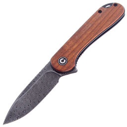 Нож CIVIVI Elementum сталь Damascus рукоять Cuibourtia Wood (C907DS-2)