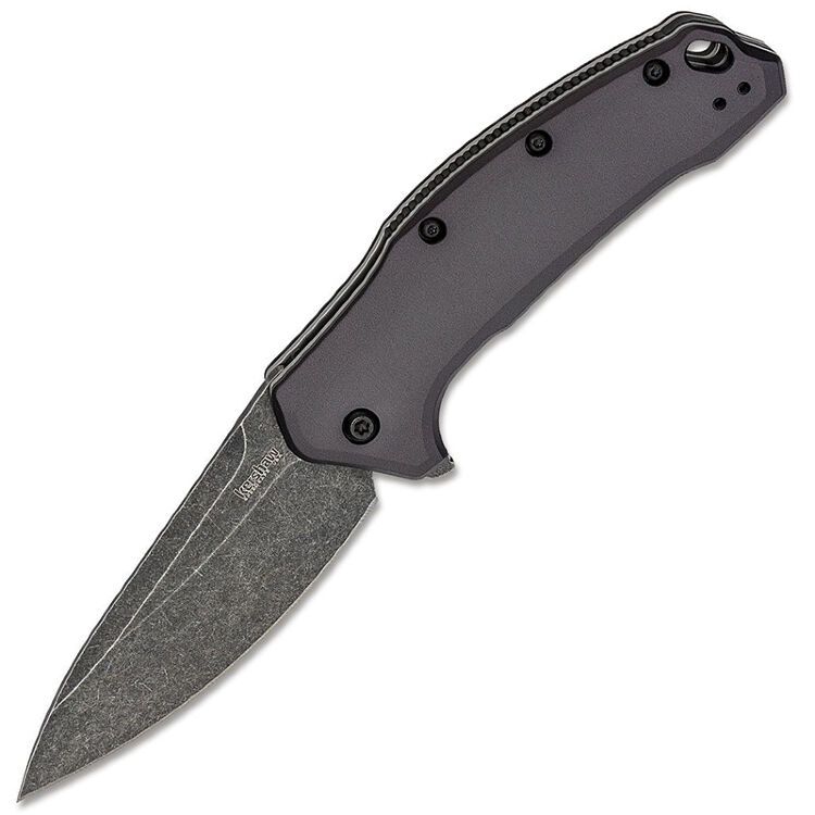 Нож Kershaw Link Blackwash сталь 420HC рук. алюминий (1776GRYBW)