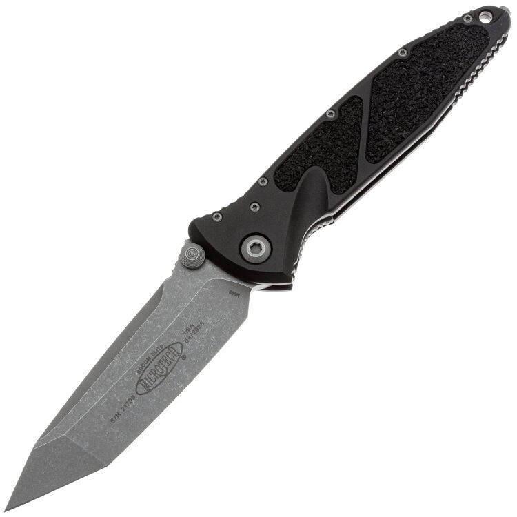 Нож Microtech SOCOM Elite T/E apocalyptic сталь M390 рукоять Black Aluminium (161-10AP)