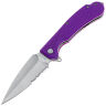 Нож Daggerr Urban 2 DL stonewash serrated сталь 8Cr14MoV рукоять Purple FRN