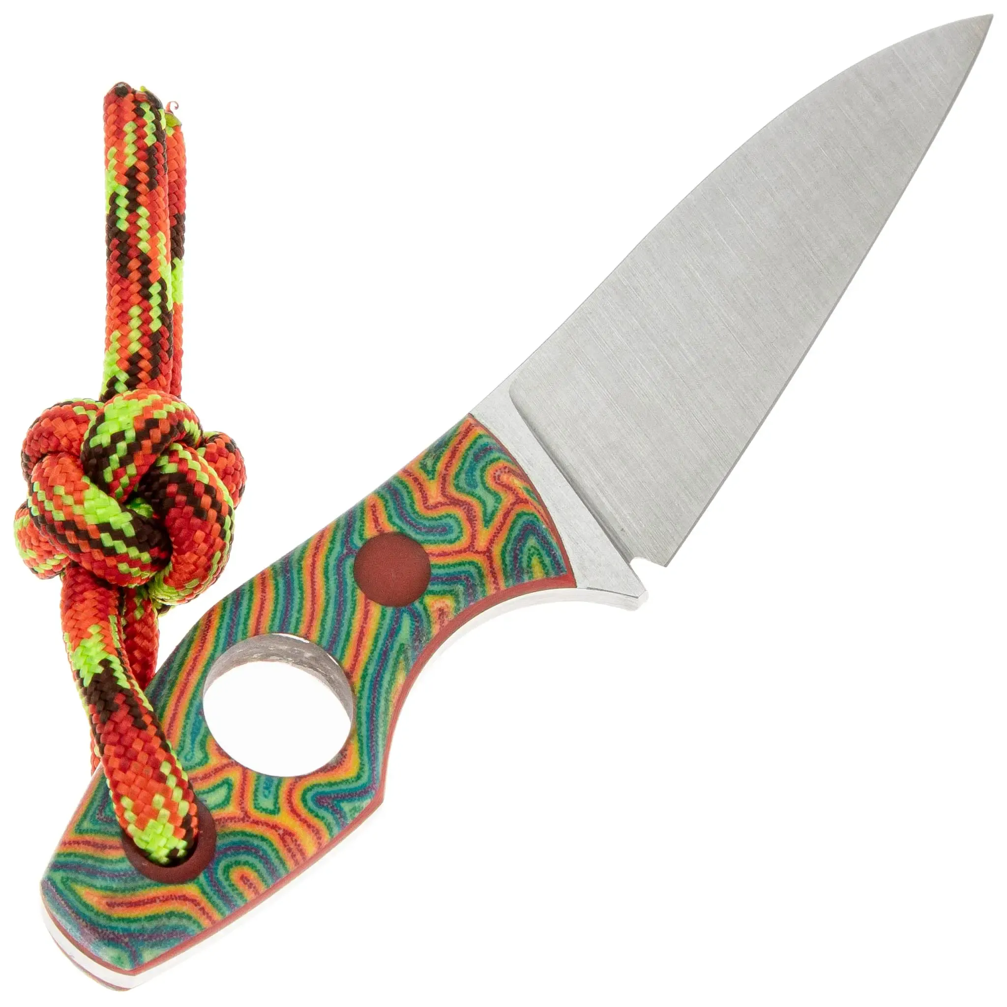 Купить нож TVI EDC JM390A Satin с рукоятью CrazyFiber Multicolor в