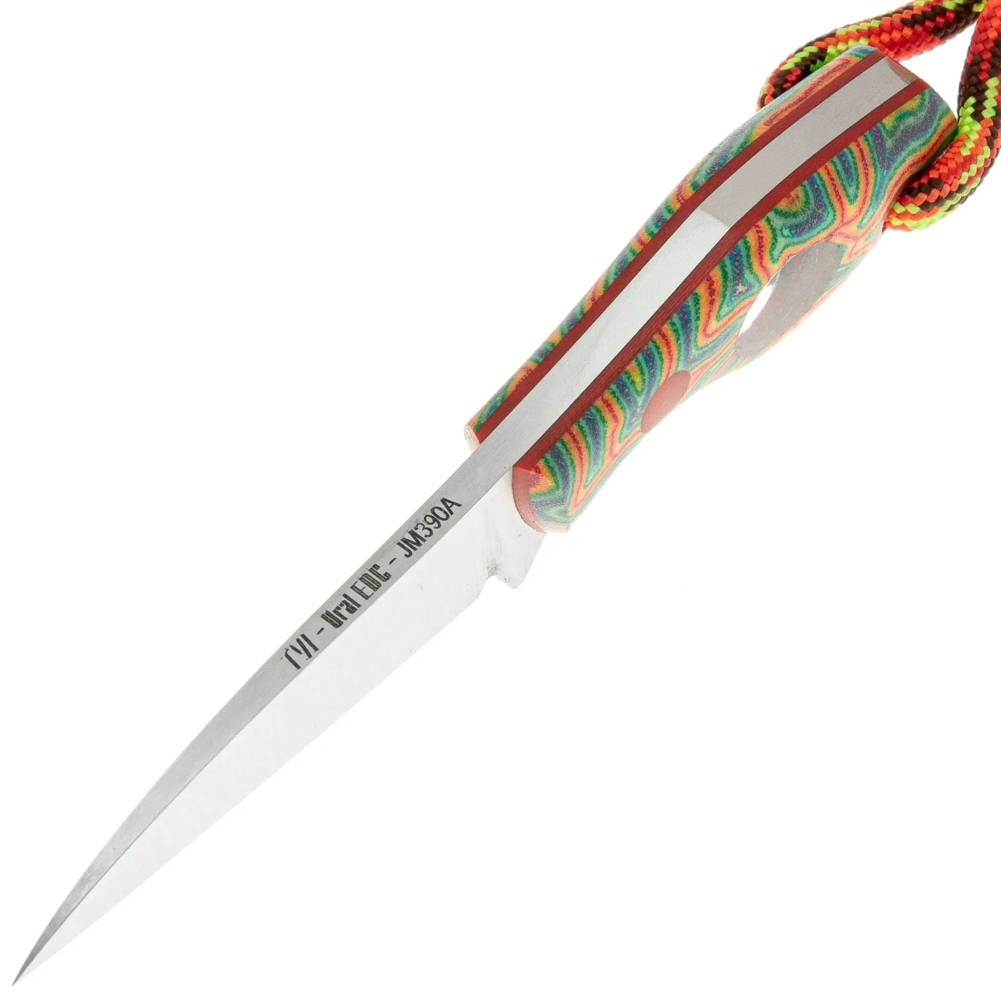 Купить нож TVI EDC JM390A Satin с рукоятью CrazyFiber Multicolor в