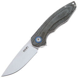 Нож MKM Timavo сталь M390 рукоять Black canvas Micarta (VP02-BC)