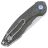 Нож MKM Timavo сталь M390 рукоять Black canvas Micarta (VP02-BC)
