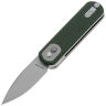 Нож Vosteed Corgi Pup stonewash сталь 14C28N рукоять Green Micarta