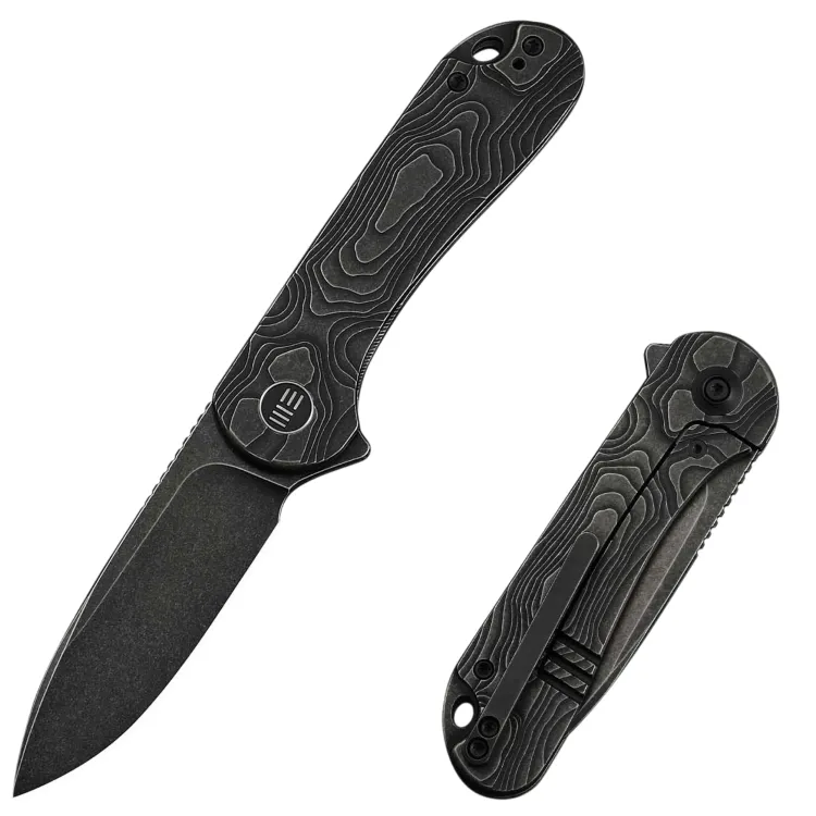 Нож WE Knife Elementum blackwash сталь MagnaCut рукоять Black Titanium (WE18062XA-1)