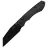Нож Kizer Wharning black PVD сталь N690 рукоять Burlap Micarta