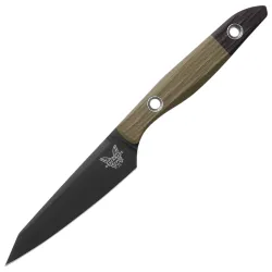 Нож кухонный Benchmade Paring Knife black сталь CPM-154 рукоять Black/OD Green G10 (4045BK-01)