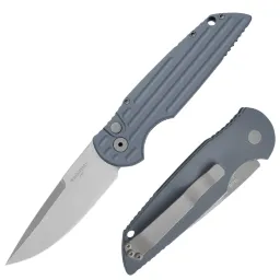 Нож Pro-Tech TR-3 stonewash сталь 154CM рукоять Grey Aluminium