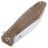 Нож QSP Pelican Satin сталь S35VN рукоять Brown Micarta (QS118-A2)