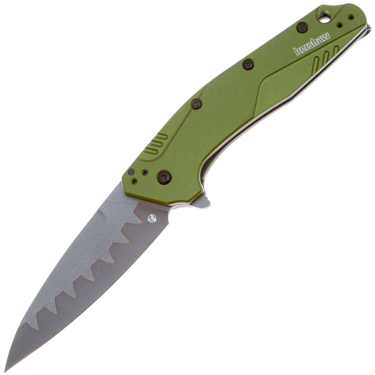 Нож Kershaw Dividend сталь CPM-D2/N690 рукоять Olive Aluminum (1812OLCB)