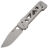 Нож WE Knife Tyro stonewash сталь CPM-20CV рукоять Gray Titanium (WE24001-2)