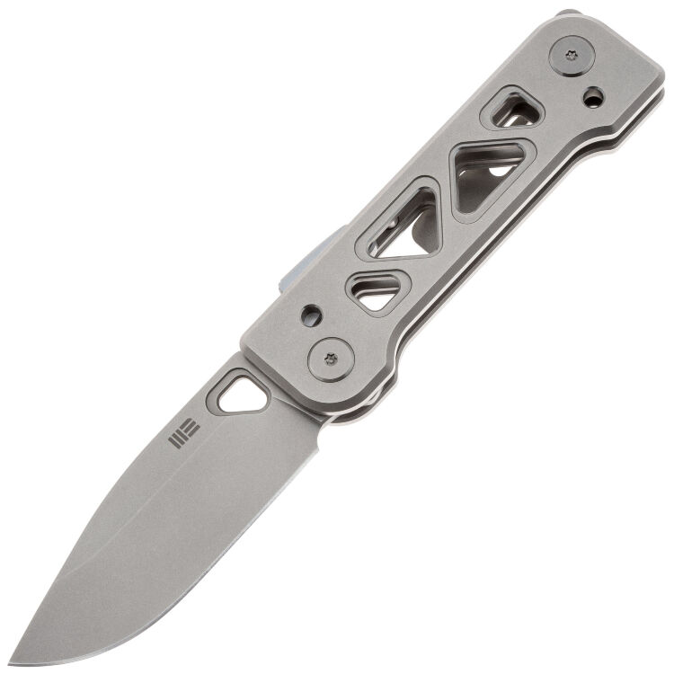 Нож WE Knife Tyro stonewash сталь CPM-20CV рукоять Gray Titanium (WE24001-2)