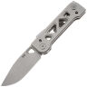 Нож WE Knife Tyro stonewash сталь CPM-20CV рукоять Gray Titanium (WE24001-2)