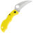 Нож Spyderco Ladybug 3 Salt сталь H-1 рукоять Yellow FRN (LYLS3HB)