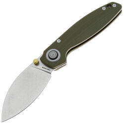 Нож Vosteed Shilin Cutter stonewash сталь 154CM рукоять Green G10
