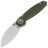 Нож Vosteed Shilin Cutter stonewash сталь 154CM рукоять Green G10
