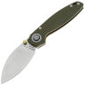 Нож Vosteed Shilin Cutter stonewash сталь 154CM рукоять Green G10