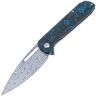 Нож Artisan Cutlery Arion сталь Damascus рукоять Arctic Storm FatCarbon/Ti
