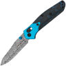 Нож Benchmade Mini Osborne Gold Class сталь Aegir Damasteel рукоять Carbon Fiber (945-221)