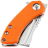 Нож Kansept Mini Korvid satin сталь 154CM рукоять Orange G10