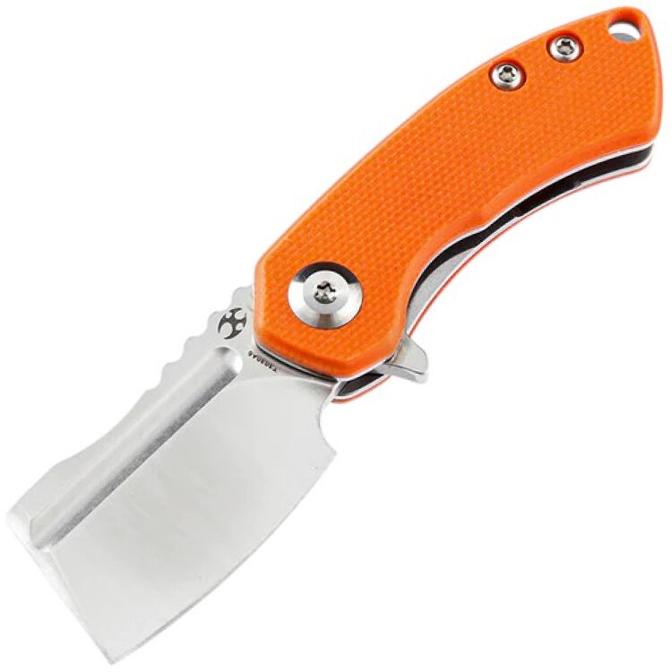 Нож Kansept Mini Korvid satin сталь 154CM рукоять Orange G10