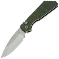 Нож Pro-Tech/Strider PT+ stonewash сталь MagnaCut рукоять Gridlock Green Aluminum