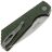 Нож Pro-Tech/Strider PT+ stonewash сталь MagnaCut рукоять Gridlock Green Aluminum
