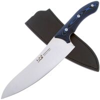 Нож кухонный Xin Cutlery Tactical Style Chef сталь Powder alloy steel рукоять Black/Blue G10 (XC112)