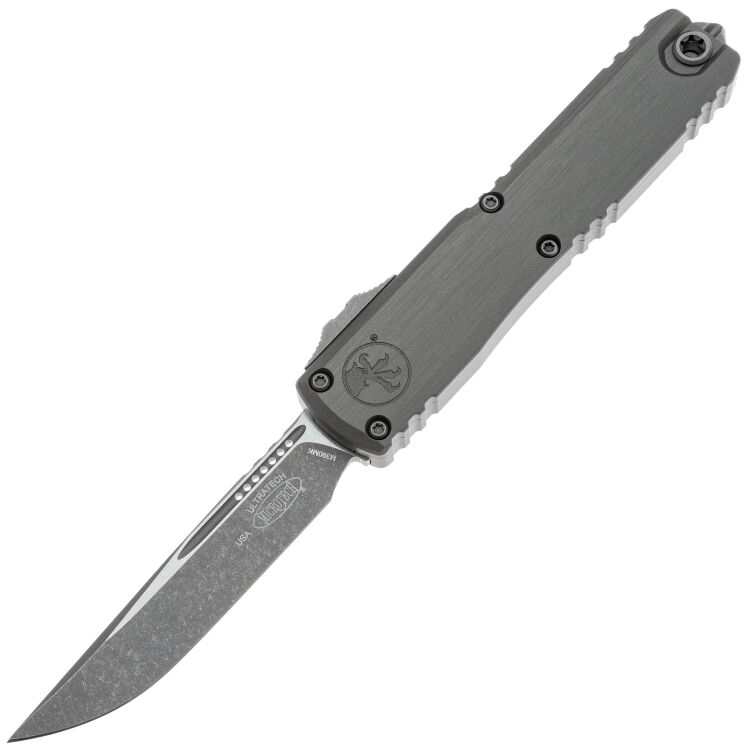 Нож Microtech Ultratech ZBP S/E apocalyptic сталь M390MK рукоять Natural Clear Aluminum