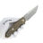 Нож Viper Katla stonewash сталь M390 рукоять Green Canvas Micarta (V5982CG)