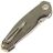 Нож Viper Katla stonewash сталь M390 рукоять Green Canvas Micarta (V5982CG)