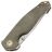 Нож Viper Katla stonewash сталь M390 рукоять Green Canvas Micarta (V5982CG)