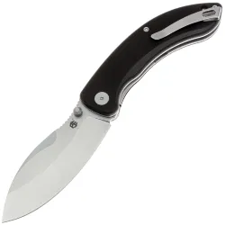 Нож Petrified Fish Zonda stonewash сталь 14С28 рукоять Black G10