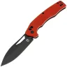 Нож OBERTECH NS-01 DB black сталь VG-10 рукоять Red G10