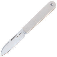 Нож Real Steel Barlow RB-5 Drop point сталь N690 рукоять Ivory G10 (8021I)