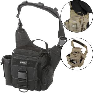 Сумка плечевая Maxpedition Jumbo Versipack Black (0412B)  (MX412B)