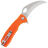 Нож Honey Badger Claw L serrated сталь D2 рукоять Orange FRN