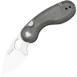 Нож Kizer Microbe satin сталь 14C28N рукоять Norplex UltreX Micarta