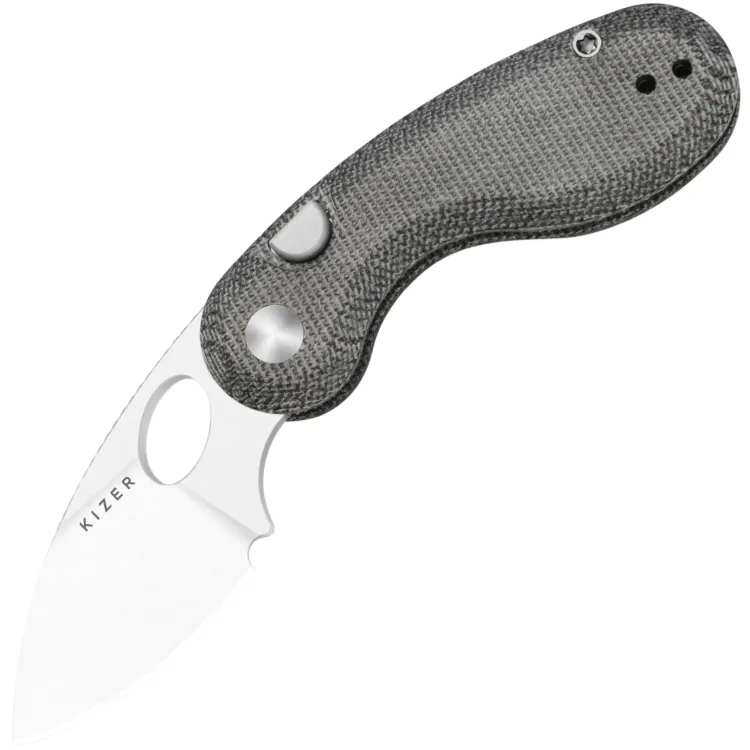 Нож Kizer Microbe satin сталь 14C28N рукоять Norplex UltreX Micarta