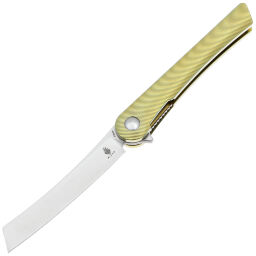Нож Kizer Mercury satin сталь S35VN рукоять Gold Titanium