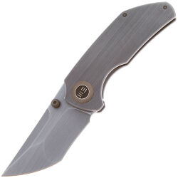 Нож WE Knife Thug Gray Rubbed сталь CPM-20CV рукоять Gray Titanium (2103B)