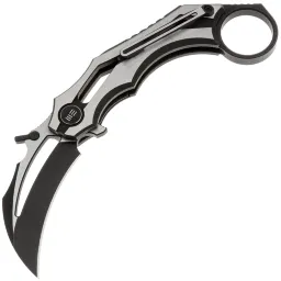 Нож WE Knife Cryonix blackwash сталь M390 рукоять Black/Satin Titanium