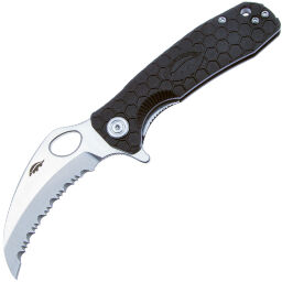 Нож Honey Badger Claw S serrated сталь 8Cr13MoV рукоять Black FRN