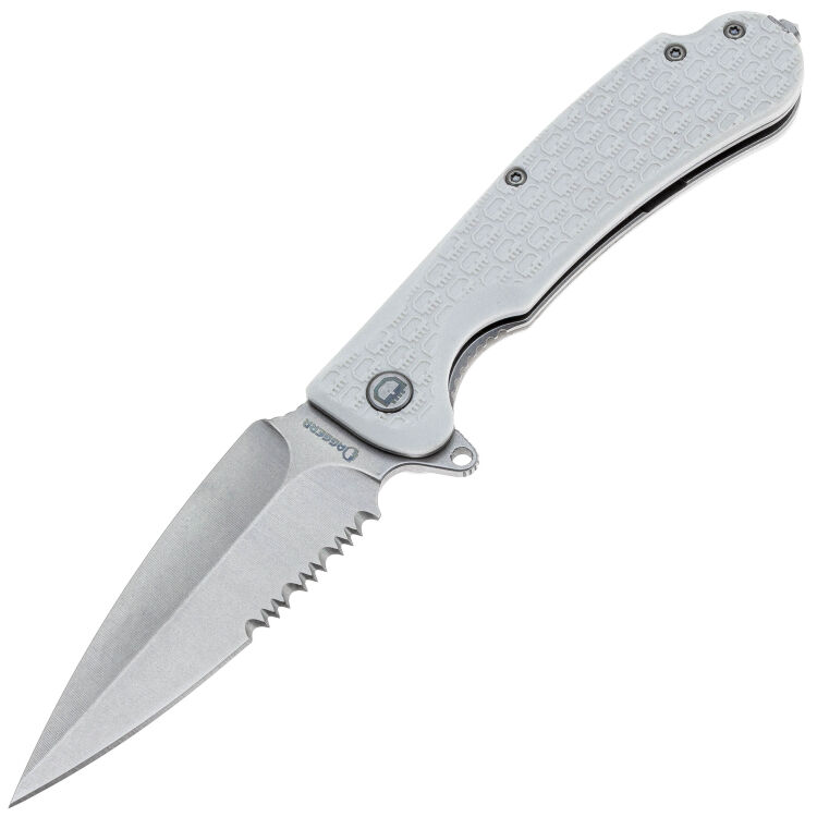 Нож Daggerr Urban 2 DL stonewash serrated сталь 8Cr14MoV рукоять White FRN