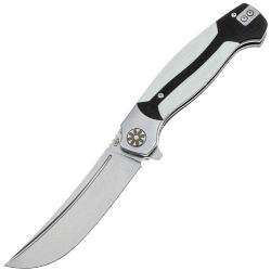 Нож Reptilian Бухара-02 сталь D2 рукоять Black/White G10