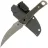 Нож PhantomTools Hawkbill 1.0 сталь Cromax рукоять Green canvas Micarta